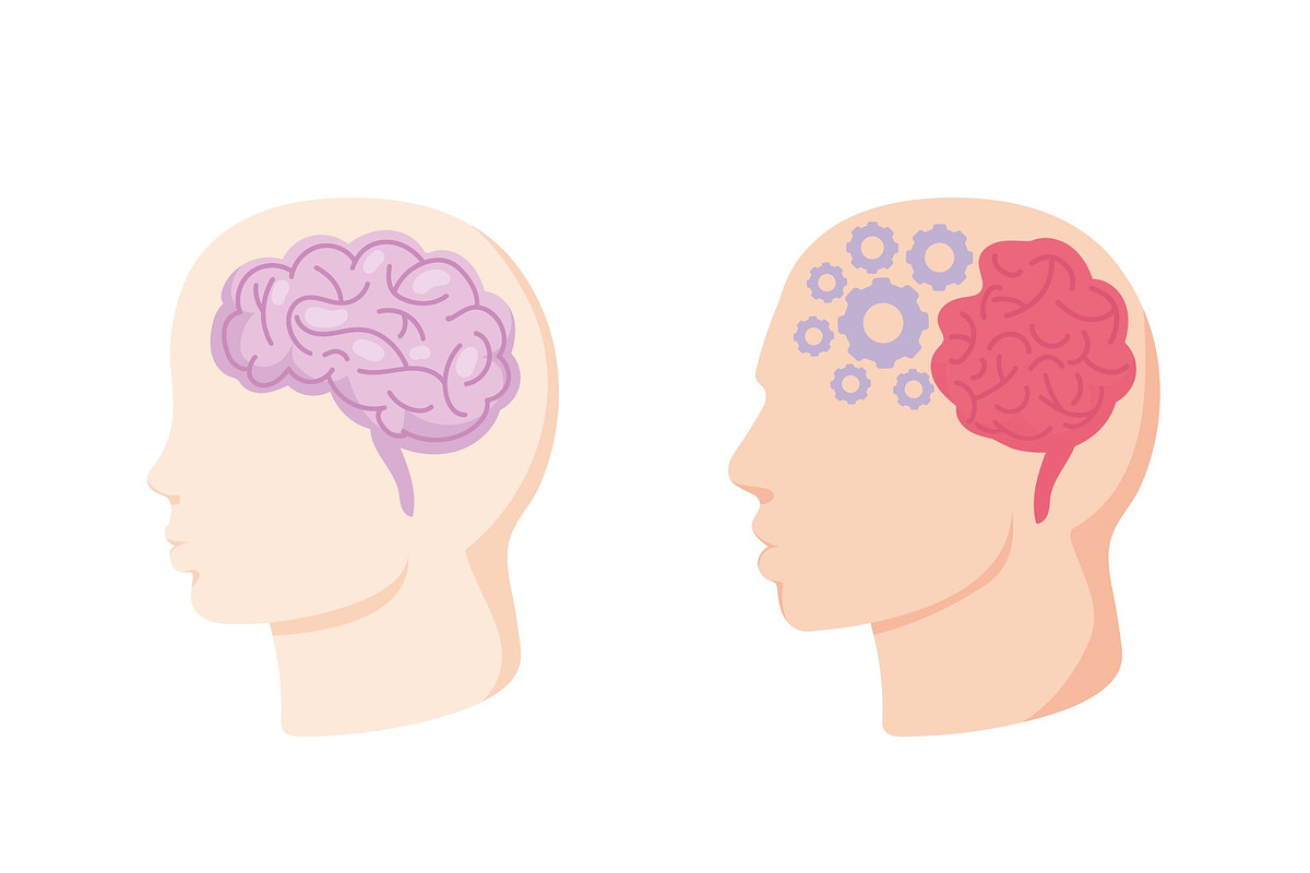 Profile Brains Illustration Set preview 2