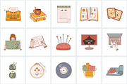 Winter everyday color icon set, an Icon by NatalieArtShop (Thumbnail 6 of 9)