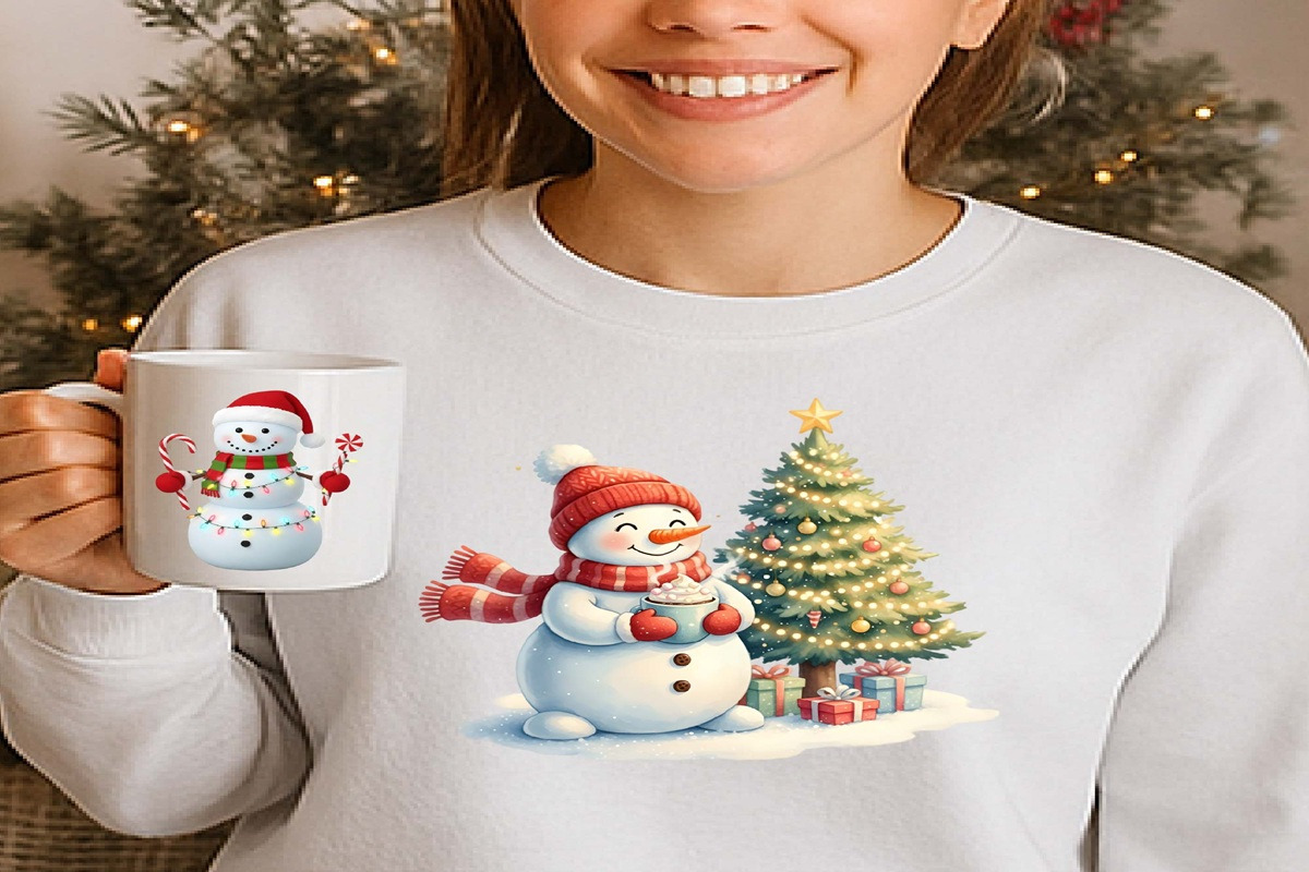 Snowman Christmas PNG Bundle, an Object Graphic by Digi_Design_World (Photo 4 of 6)