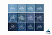 12 Blue Jean Denim Digital Textures, a Texture Graphic by NorthWindPixels (Thumbnail 2 of 4)