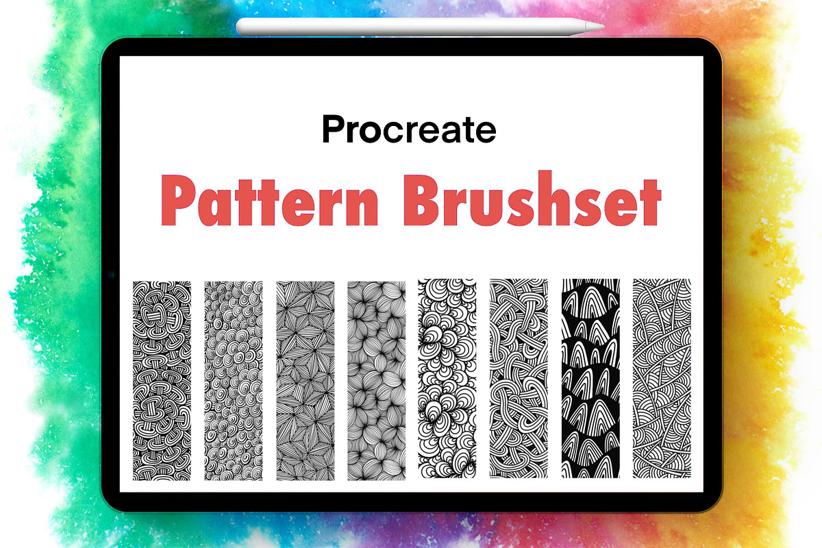 Tangle Pattern Brushset, a Brush Add-On by buntegalerie (Photo 1 of 5)
