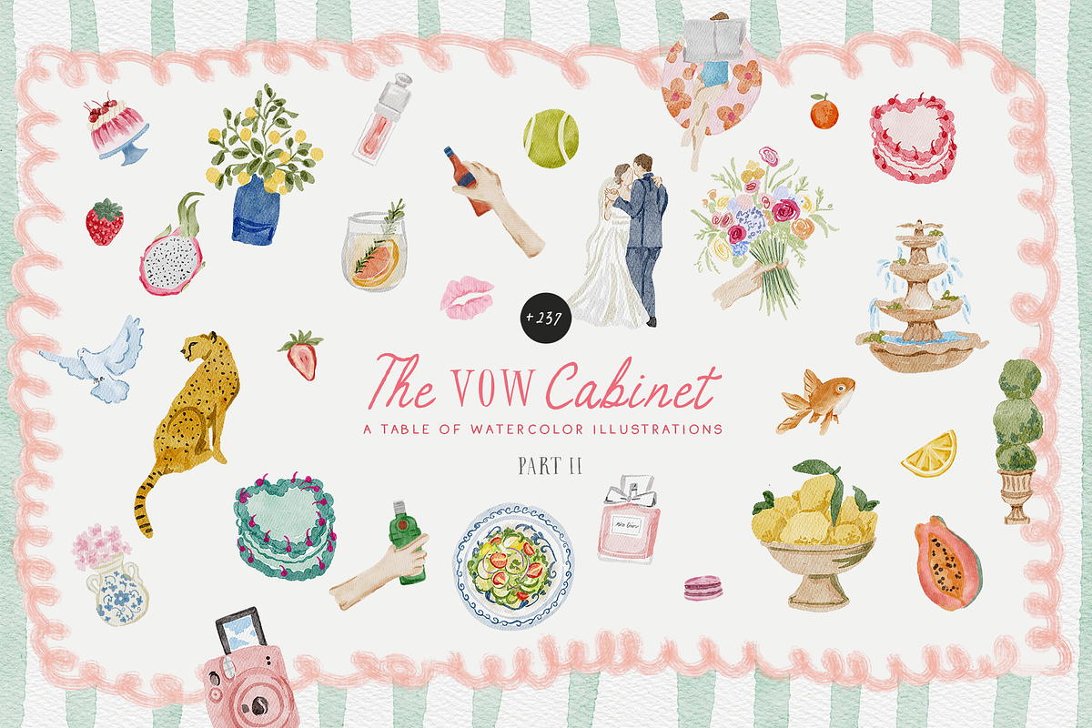 Handmade summer spring quirky icons, an Object Graphic by Grace Noboa Illustrations (Photo 1 of 16)