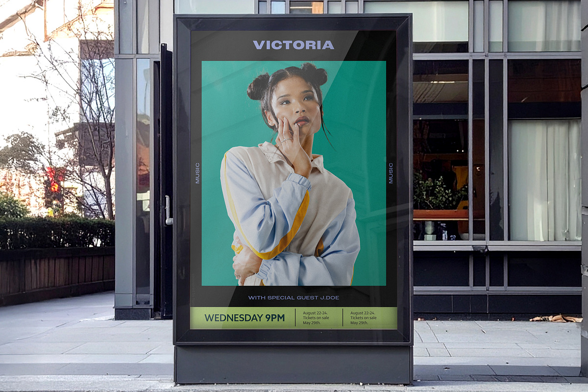 Billboard Poster Mockup, an Advertising Mockup by wavebreak (Photo 1 of 2)