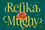 Refika Mughy Thin  Serif Display, a Serif Font by timelesstype.co (Thumbnail 1 of 15)