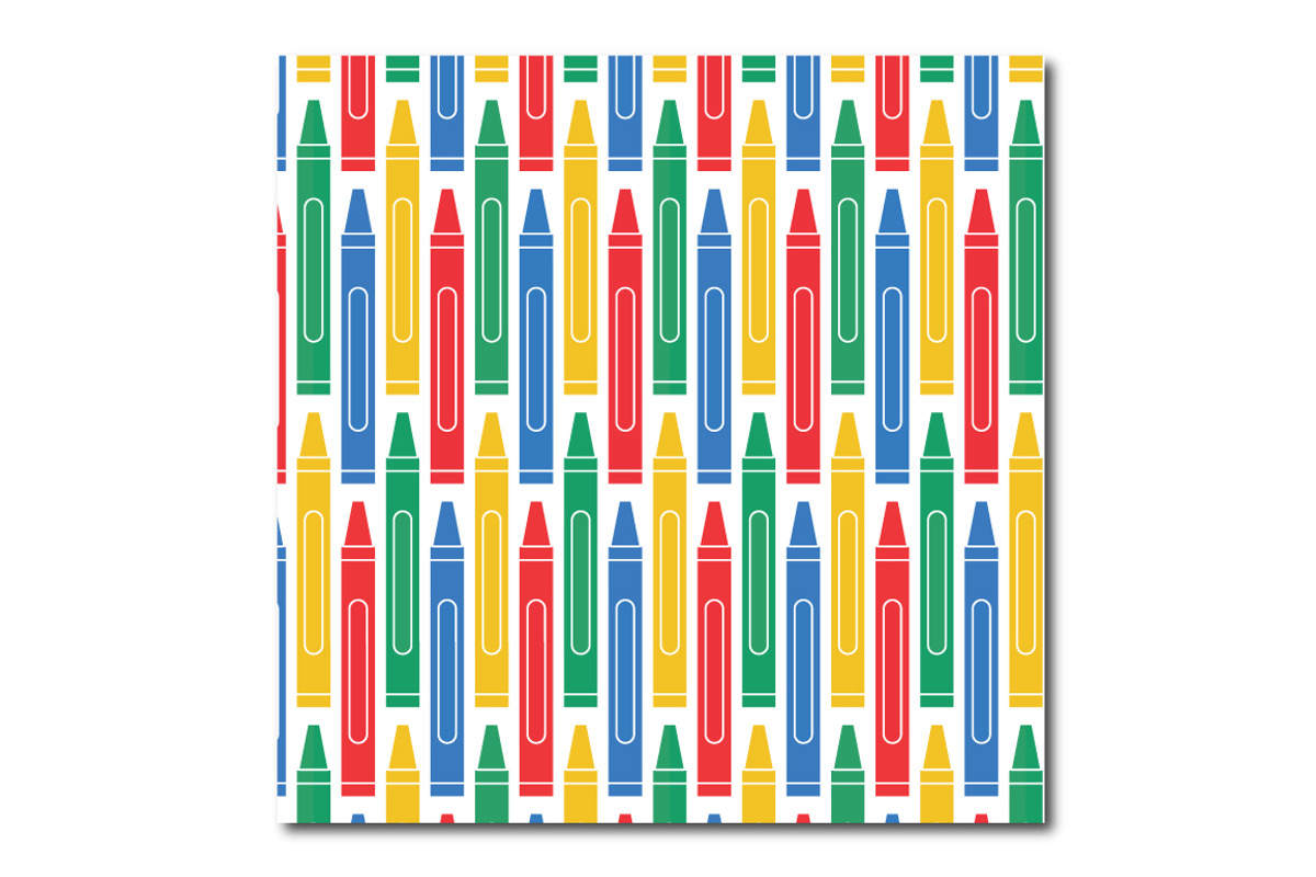 Crayon Seamless Vector Pattern, a Pattern Graphic by K McCormack Designs (Photo 2 of 4)