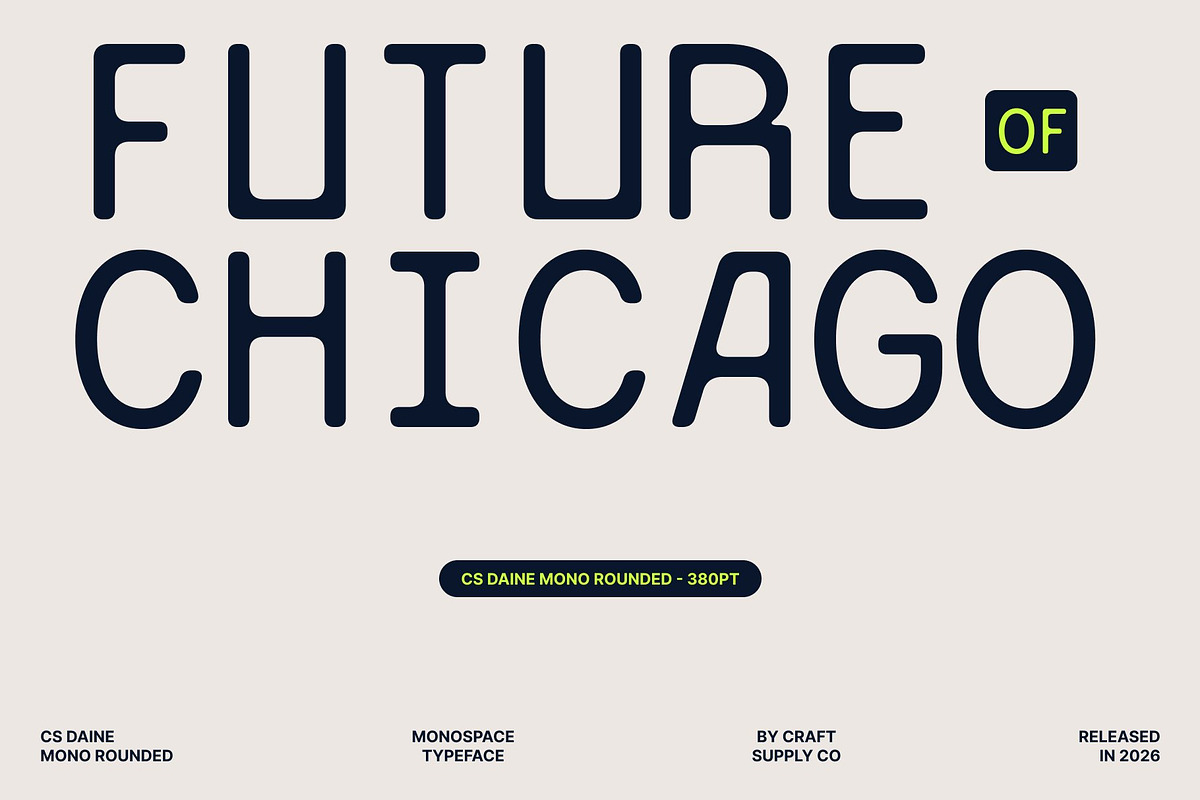 CS Daine Mono Rounded, a Sans Serif Font by Craft Supply Co. (Photo 2 of 8)