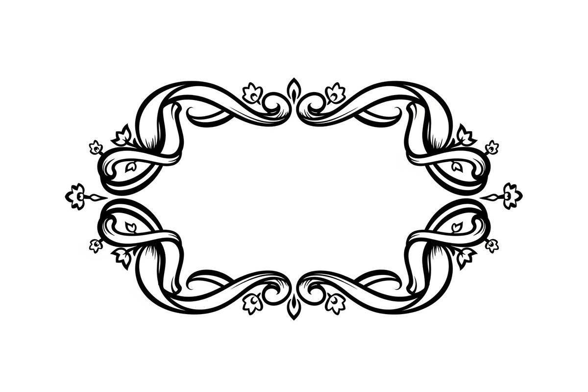 Elegant Floral Frame Vector Bundle, an Illustration by Gfx_Store (Photo 11 of 31)