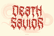 Menda Hixeon | Blackletter Typeface, a Blackletter Font by Denustudios (Thumbnail 2 of 12)