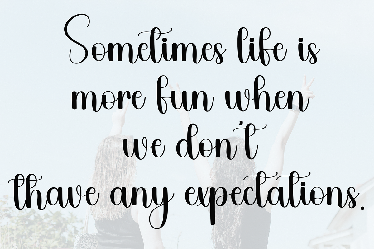 Monday Paradise, a Handwritten Font by FreshTypeINK (Photo 3 of 8)