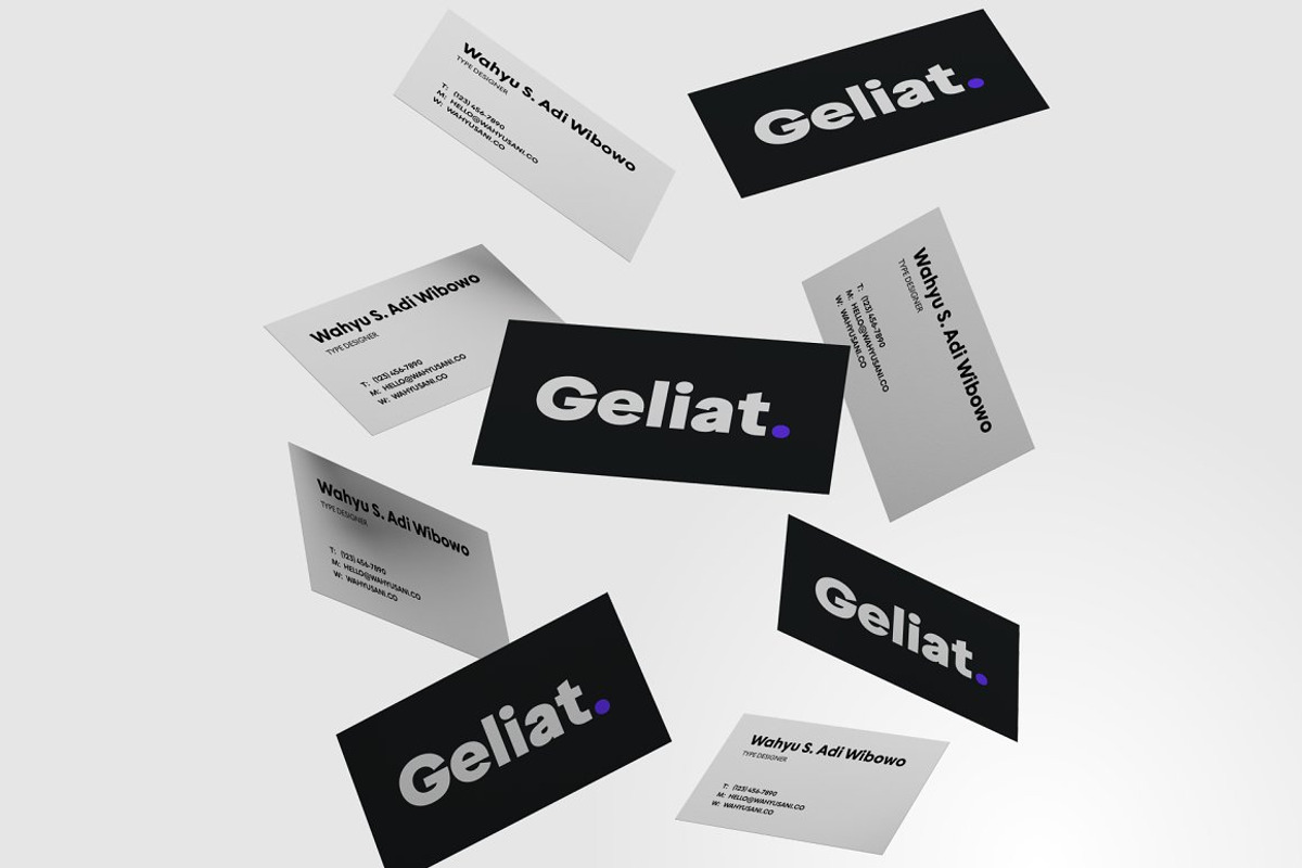 Geliat | Sans Serif Family, a Sans Serif Font by Wahyu & Sani Co. (Photo 9 of 13)