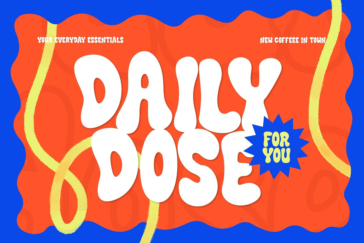 Chunky Joy, a Handwritten Font by maghrib (Photo 4 of 10)