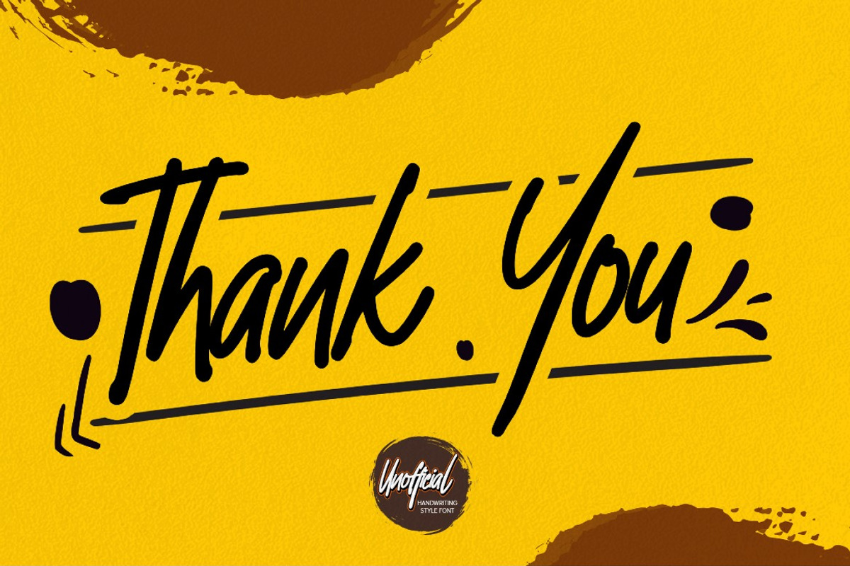 Unofficial - Brush script font, a Script Font by Gassstype (Photo 8 of 8)
