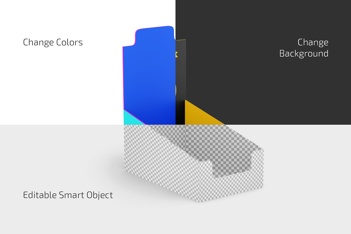 Counter Display Box Mockup Set, an Advertising Mockup by Country4k (Photo 2 of 4)