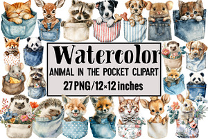 Animal in the Pocket Clipart, an Illustration by Design Market
