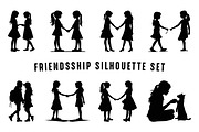 Female Friends Silhouette Vector art, a Person Illustration by Gfx Expert Team (Thumbnail 3 of 3)