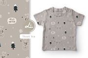 Cute snowman and plaid pattern, a Pattern Graphic by lindoet23 (Thumbnail 2 of 3)