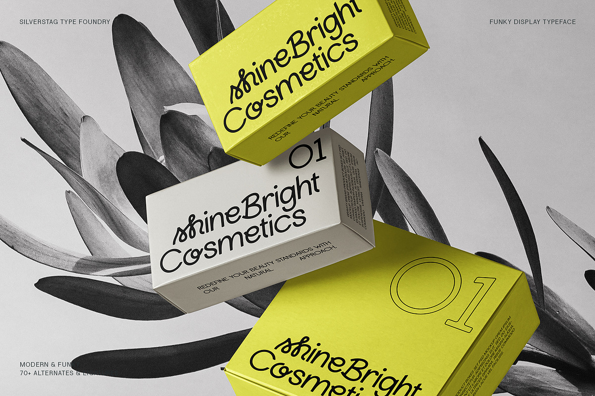 Lightshift - Funky Display Typeface, a Sans Serif Font by SilverStag Type Foundry (Photo 23 of 25)