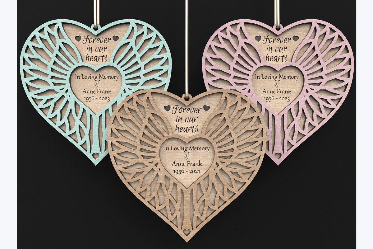 Personalized Angel Wing Memorials, an Object Graphic by ThemeXDigital (Photo 1 of 7)