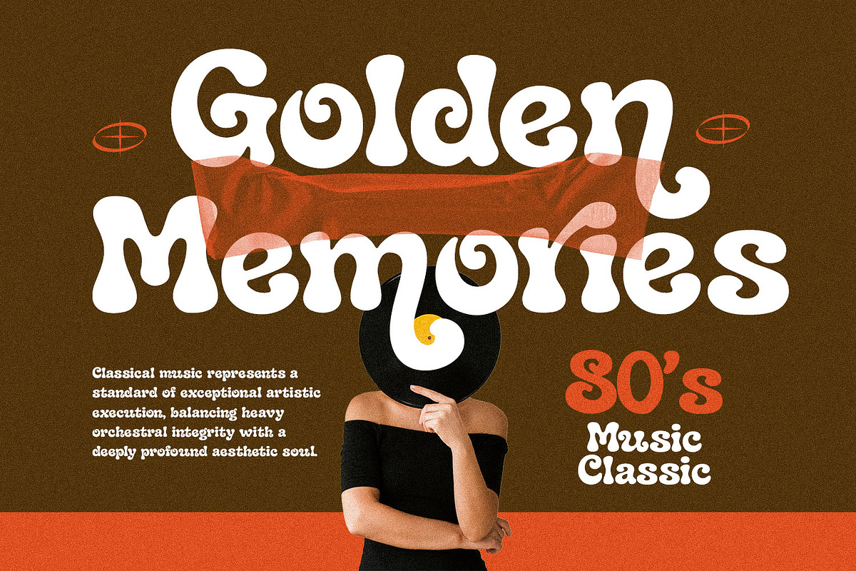 Pluffy Oracled – Groovy Retro Vibes, a Handwritten Font by Black Junst (Photo 5 of 13)