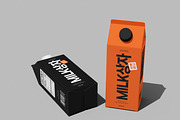Milk Box Mockup, a Packaging Mockup by Brand Earth (Thumbnail 3 of 4)