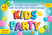 Funny Alphabet Fonts, an Education Illustration by Nataliia Toporovska (Thumbnail 3 of 5)