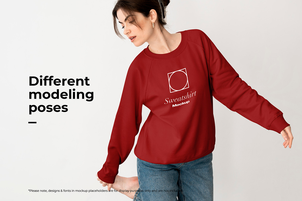 Woman Sweatshirt Mockup Bundle, a Hoody Mockup by Moixo studio (Photo 2 of 10)