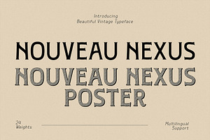 Nouveau Nexus - Vintage Display