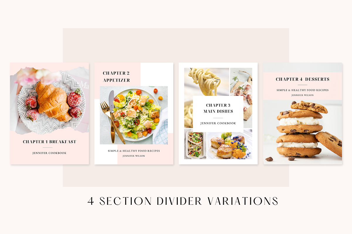 Cook Book Template CANVA, a Magazine Template by ShopRShop (Photo 5 of 9)
