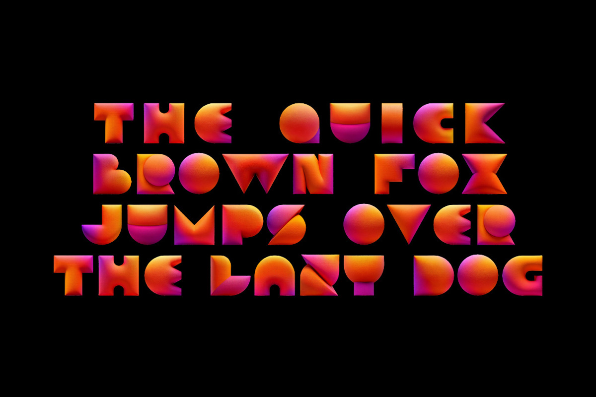 Inflatype Font, a Sans Serif Font by Handmadefont (Photo 4 of 15)
