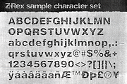 Z-Rex, a Serif Font by Cool Fonts (Thumbnail 2 of 6)
