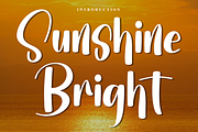 Sunshine Bright, a Handwritten Font by InermediaSTUDIO (Thumbnail 1 of 7)