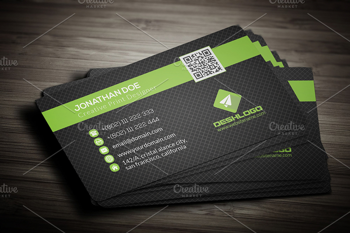 Clean Business Card, a Business Card Template by Cristal Pioneer (Photo 5 of 6)