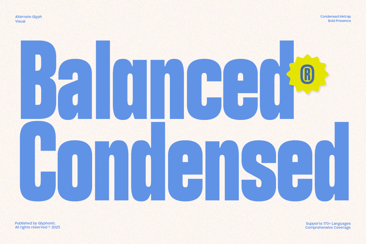 GC Grind - Bold Condensed Fonts, a Sans Serif Font by Glyphonic (Photo 12 of 17)