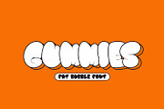 Gummies - Fat Bubble Font, a Font by HeyFonts (Thumbnail 1 of 14)