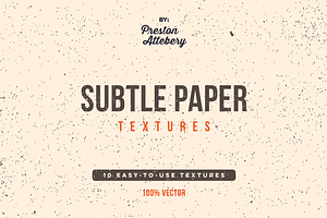 Subtle Paper Textures