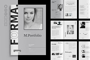 FORMA – Modern Portfolio Brochure, a Brochure Template by TemplateFolio-Shop (Thumbnail 1 of 21)