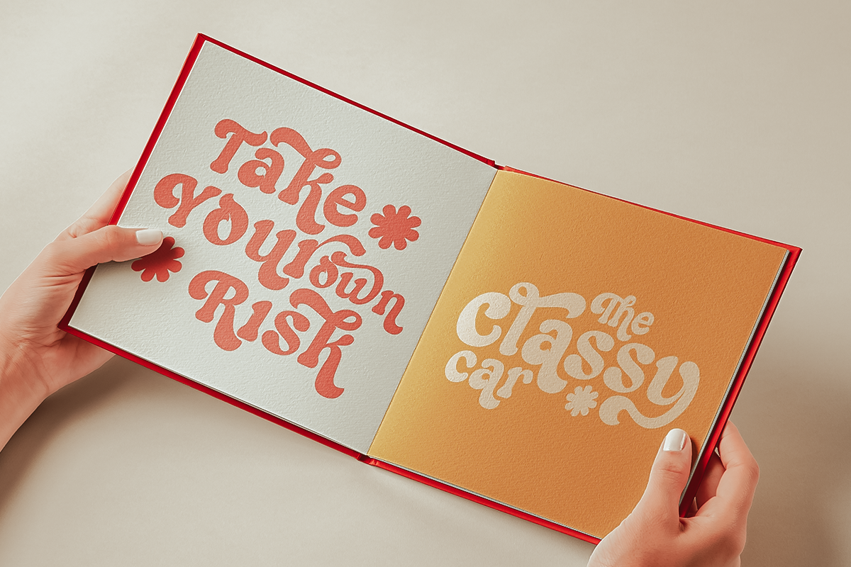 Thunky - Chunky Retro Typeface, a Serif Font by Pandeka Studio (Photo 3 of 13)