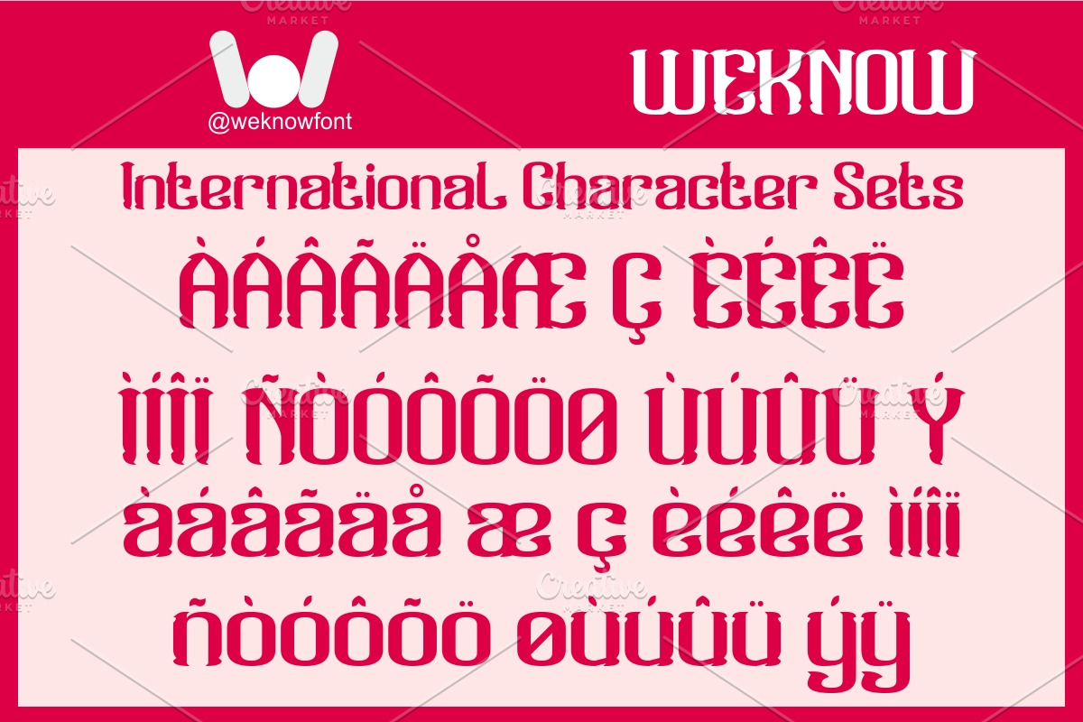 Mighty Hearts font, a Blackletter Font by weknow (Photo 8 of 8)