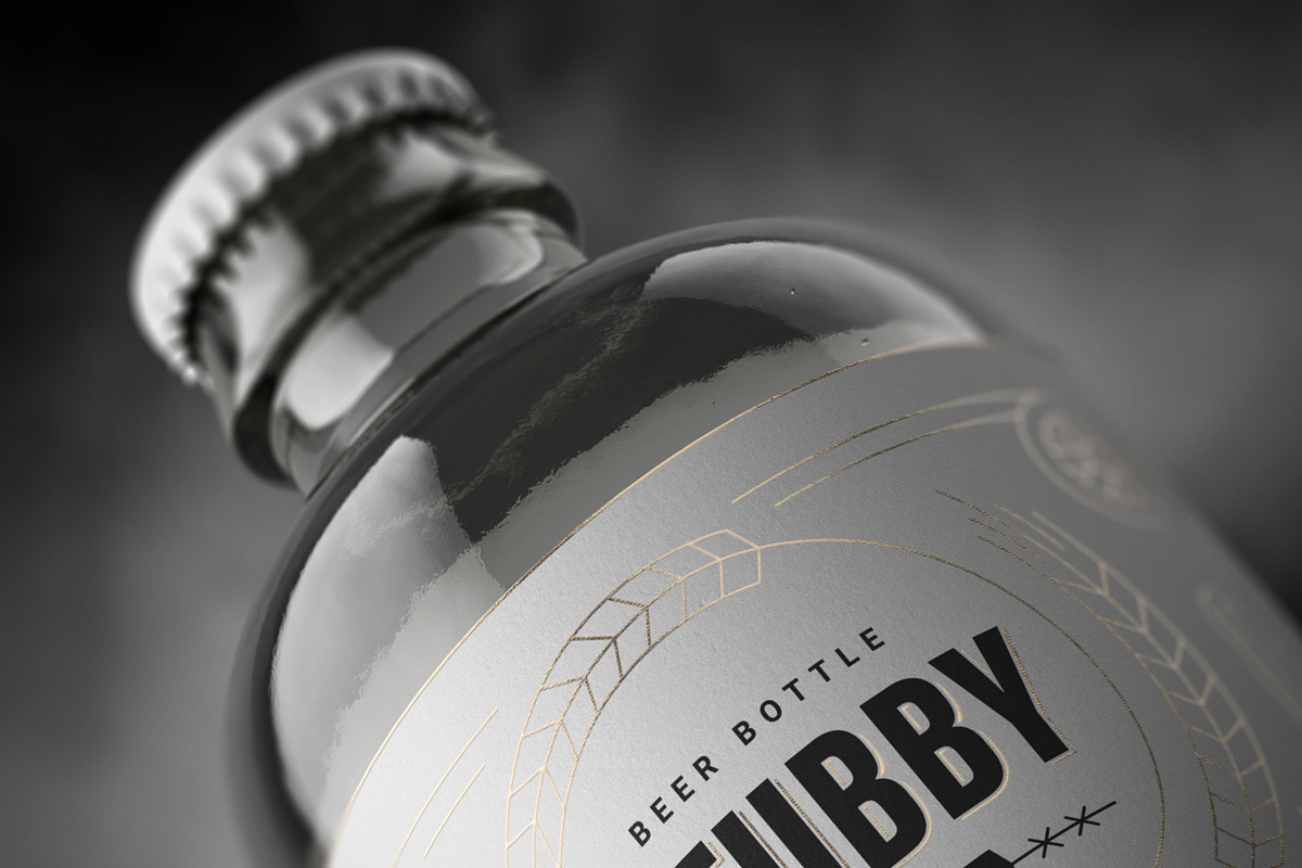 Beer Bottle Mockup, a Packaging Mockup by AY Mock-Ups (Photo 9 of 11)