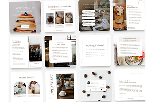 65 Cafe Or Bakery Post Templates