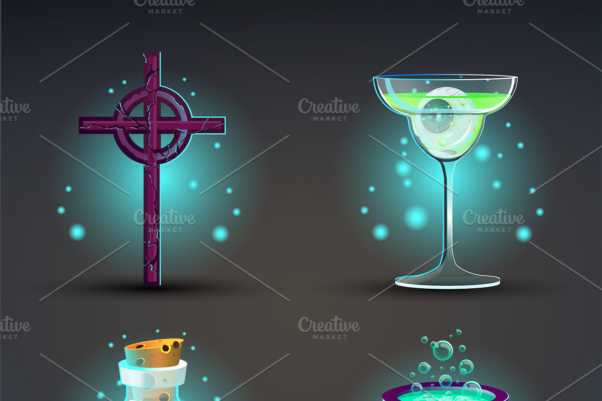 Game icons Halloween., an Icon by moto_cat (Photo 3 of 3)