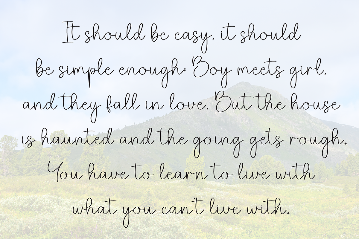 Beach | Script Font, a Handwritten Font by Scratchones (Photo 6 of 9)