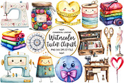 Watercolor Cosmos Flower Clipart, an Illustration by OK Design (Thumbnail 1 of 5)