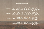Dusty Trails, a Script Font by Davide Bassu (Thumbnail 13 of 14)