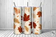 Fall Glitter Maple Leaves Pattern, a Pattern Graphic by Creative Store (Thumbnail 5 of 5)