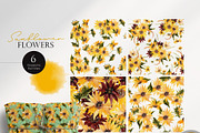 Watercolor flower -Vincent Sunflower, an Illustration by Beigetime (Thumbnail 8 of 13)