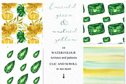 Emerald green & mustard yellow, an Illustration by LABFcreations (Thumbnail 6 of 10)