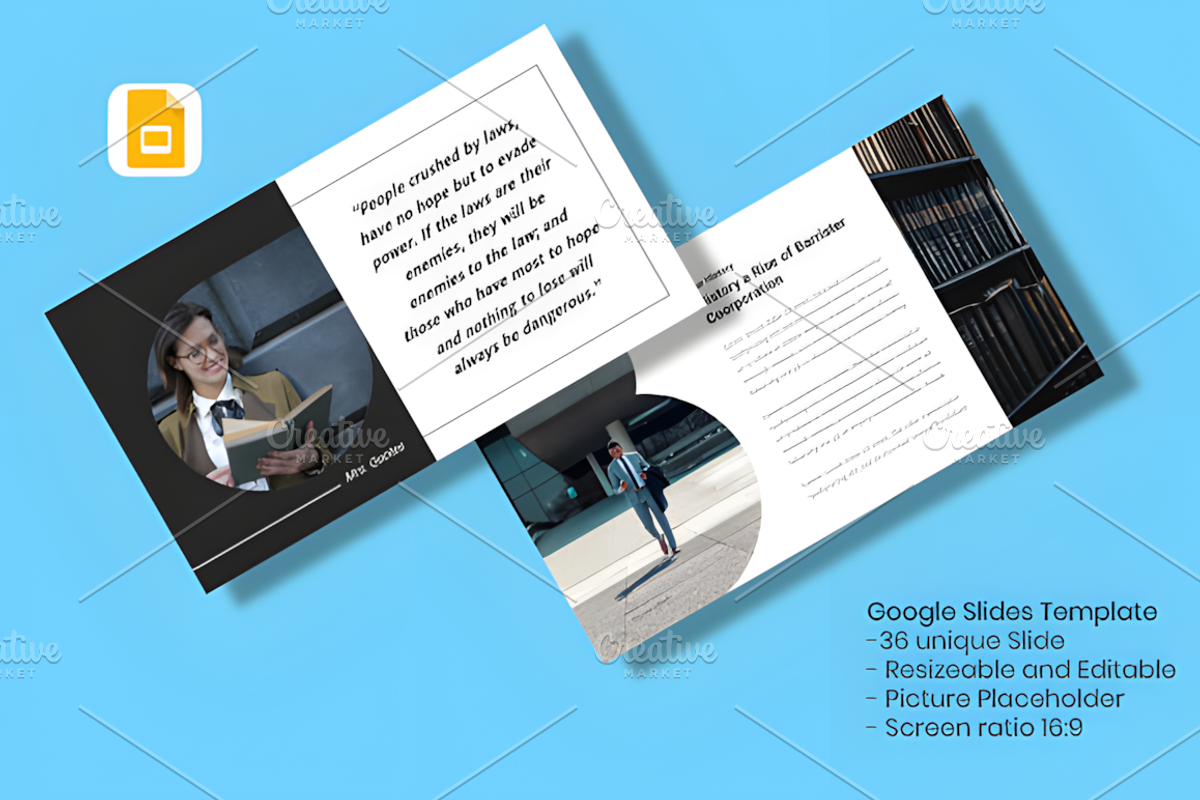 Google Slides Presentation Template, a Social Media Template by Ink Gallery (Photo 9 of 10)
