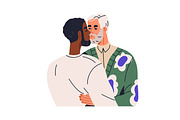 Lgbt love couples kissing set, a Person Illustration by Good Studio (Thumbnail 2 of 11)