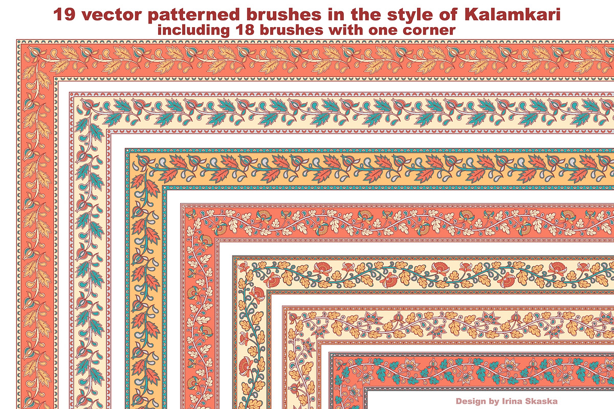 45 BORDER BRUSHES, a Brush Add-On by Irina Skaska (Photo 7 of 14)